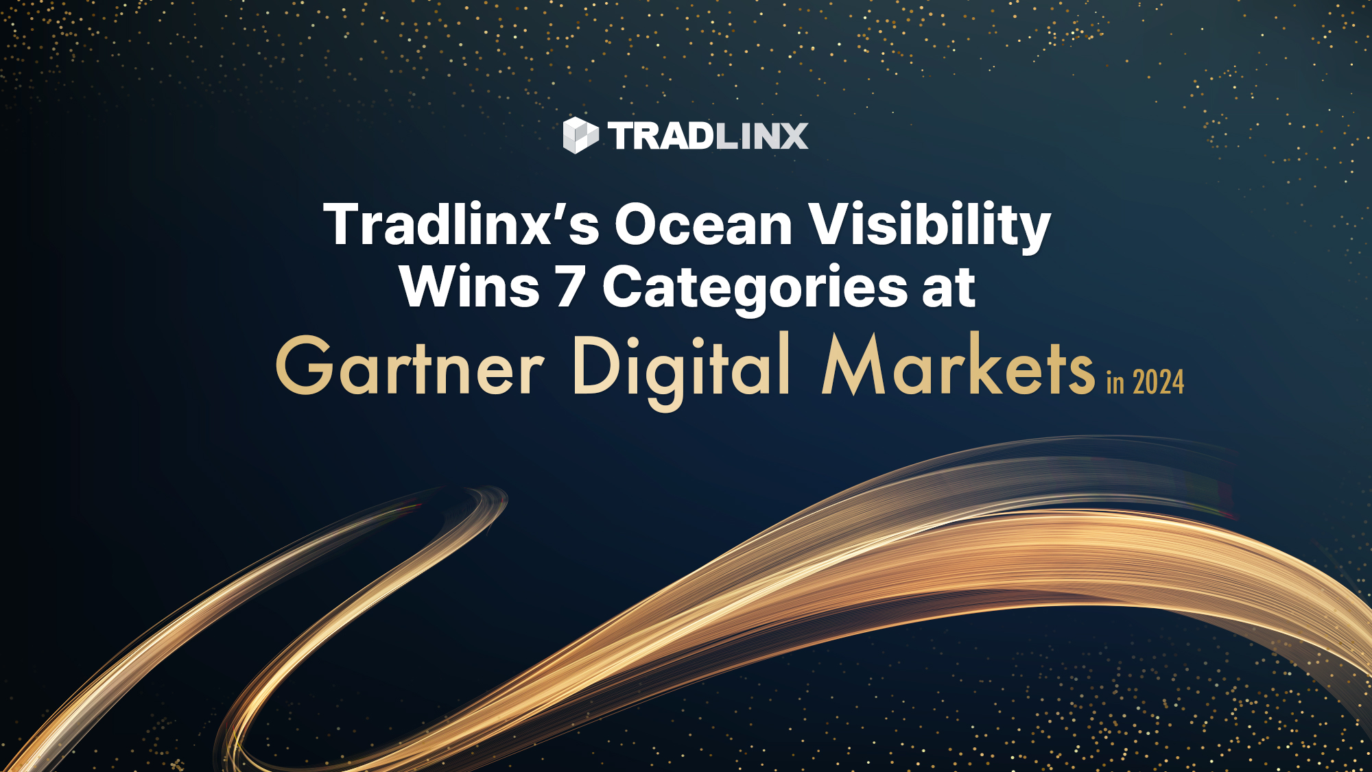 TRADLINX Ocean Visibility Wins 7 Categories at 2024 Gartner Digital Markets Awards