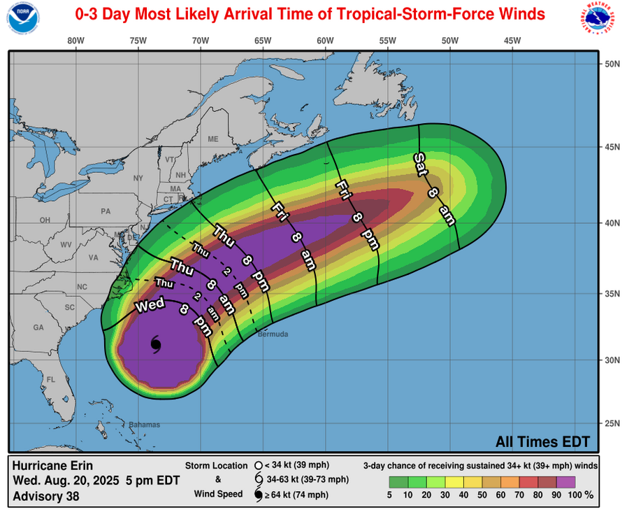 [LSP Alerts] Erin Risk Brief and Disruption Guide This Week